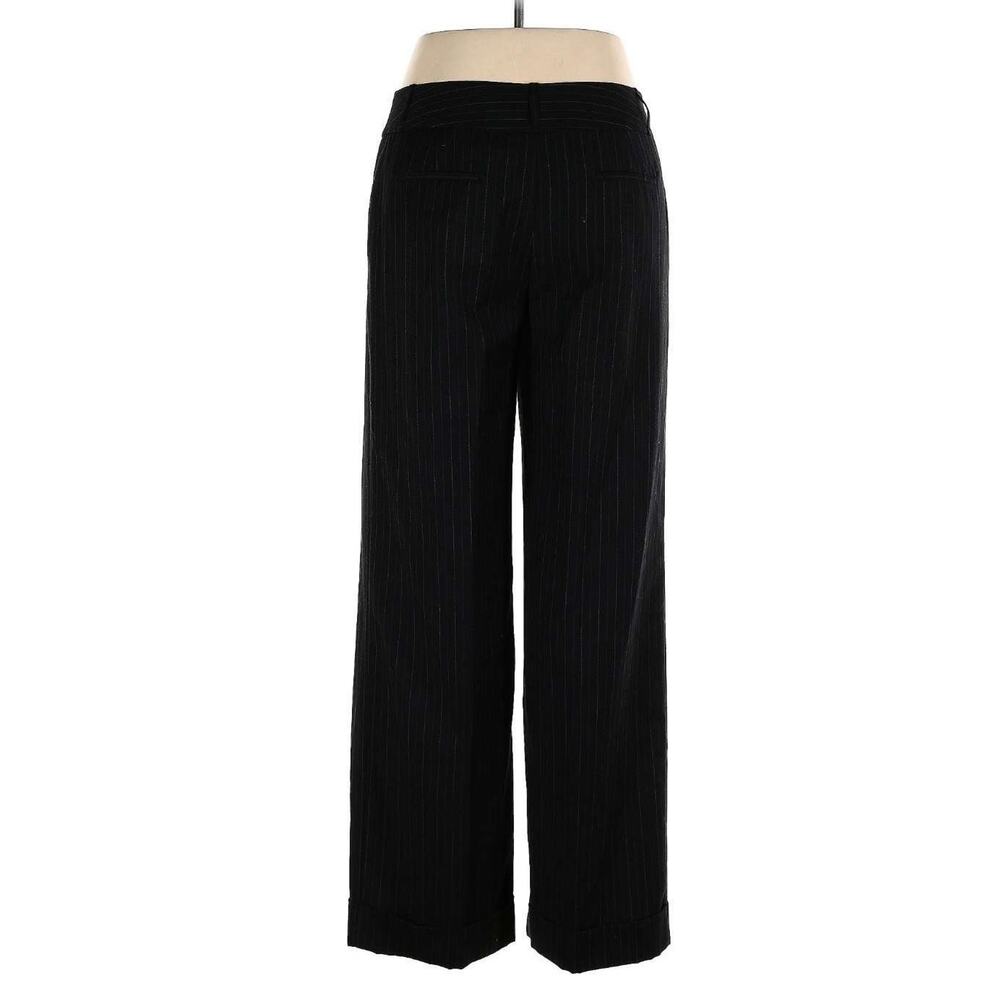 Talbots pinstripe wool trousers with paisley size 12